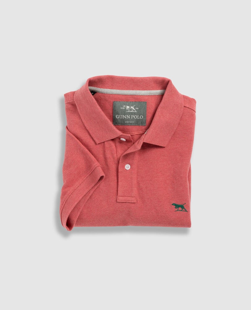 The Gunn Polo, Dustyrose, Flat Lay