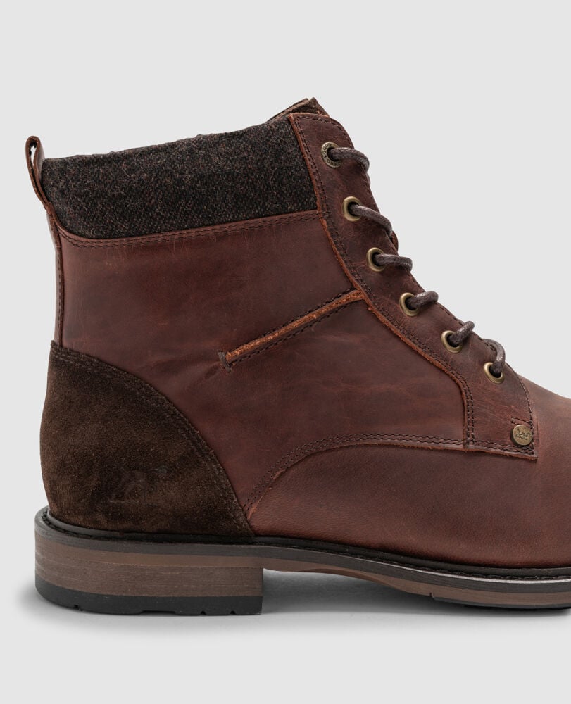 Duntroon Military Boot, TAN BURNISH, Detail 3
