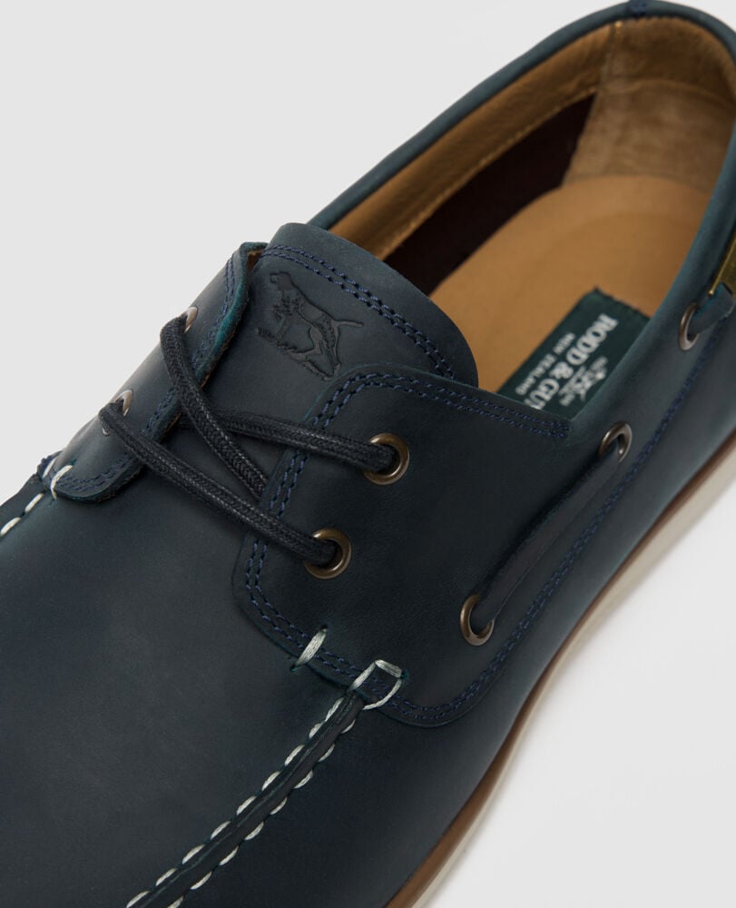 Boardwalk Boat Shoe, NAVY, Detail 3