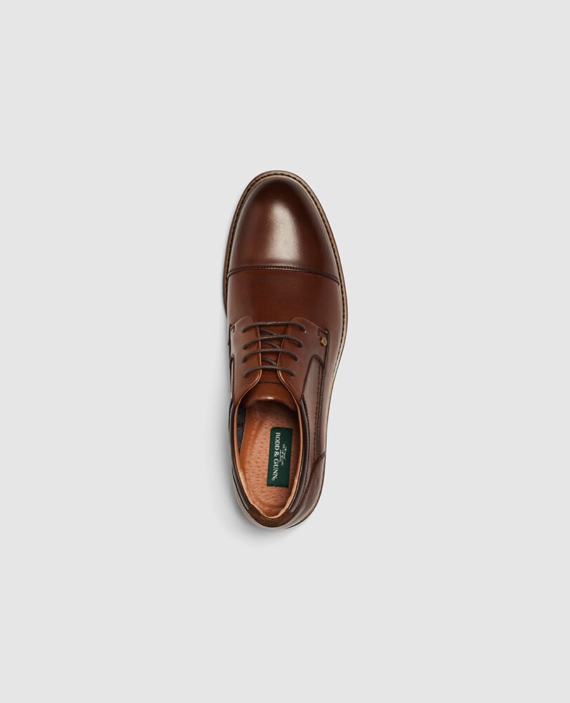 Darfield Derby Shoe, AMARETTO