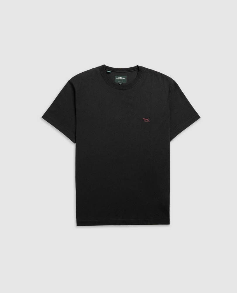 The Gunn Sports Fit Tee 2.0, EBONY, Flat Lay