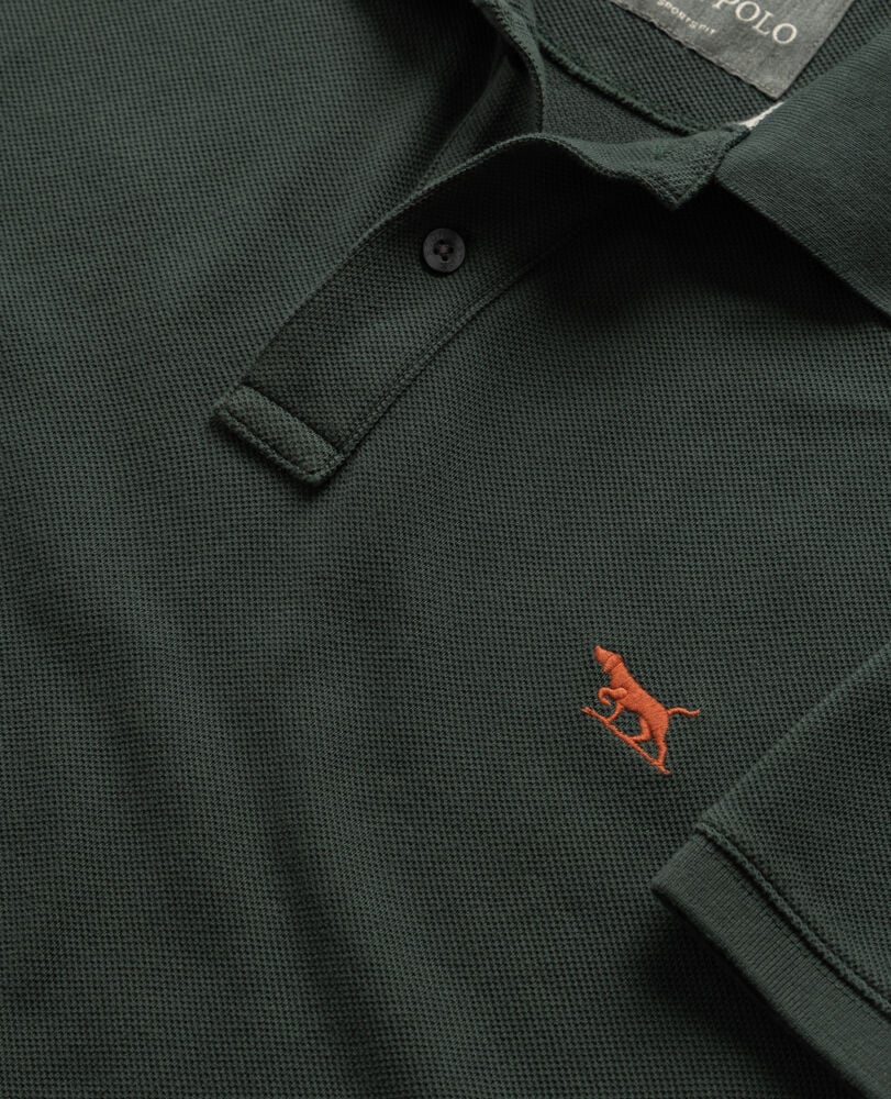 The Gunn Sports Fit Polo, VINE, Detail 2