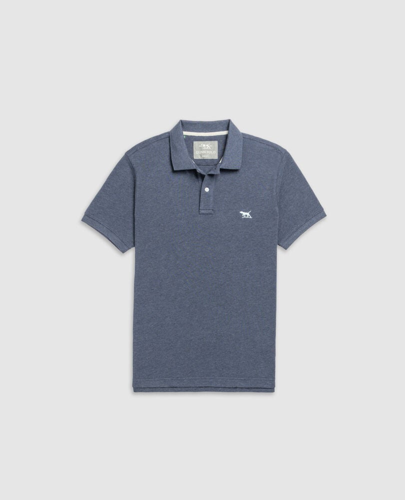 The Gunn Sports Fit Polo, ADRIATIC, Flat Lay