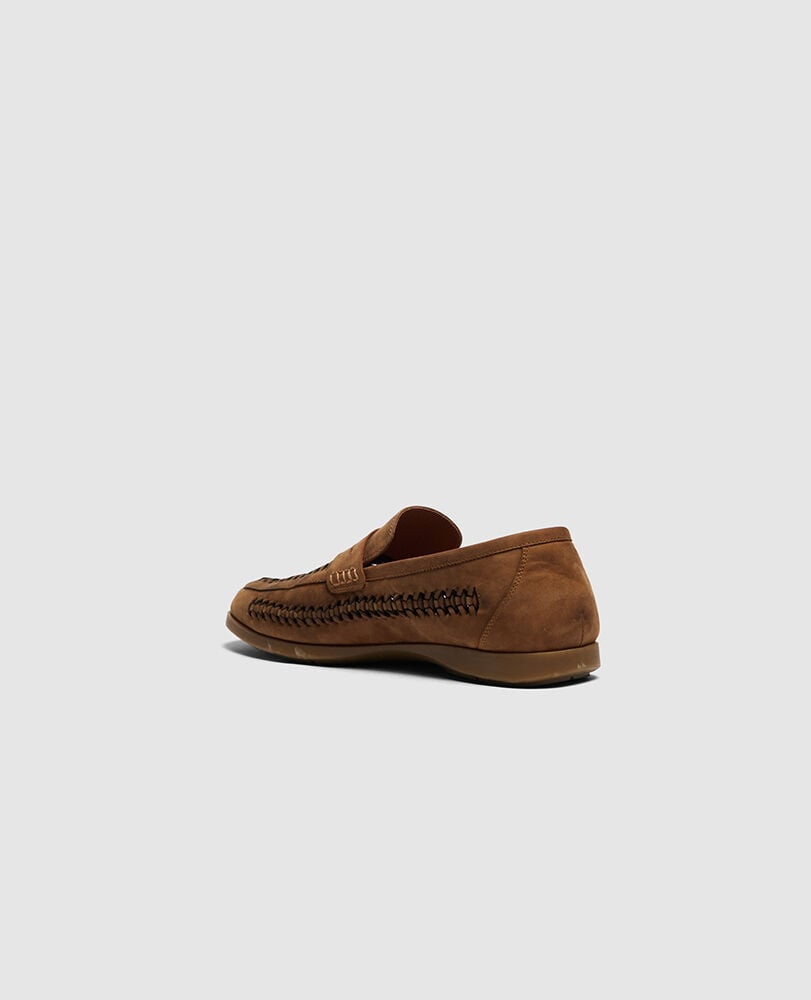 Gisborne Huarache Slip On, TROPICAL BIRCH, Back