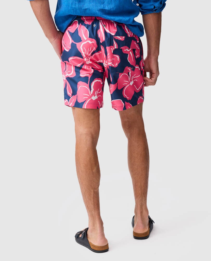 Broadford Swim Short, FUCHSIA, Back