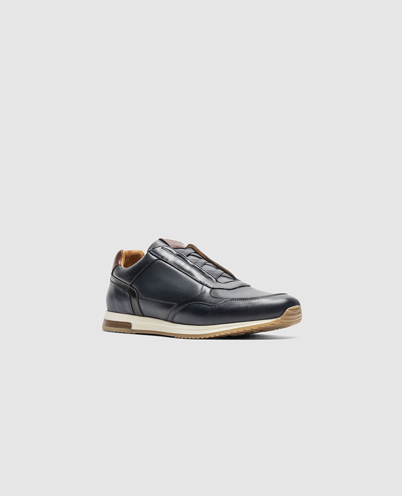 Pegasus Slip On Sneaker, NAVY, Off Front