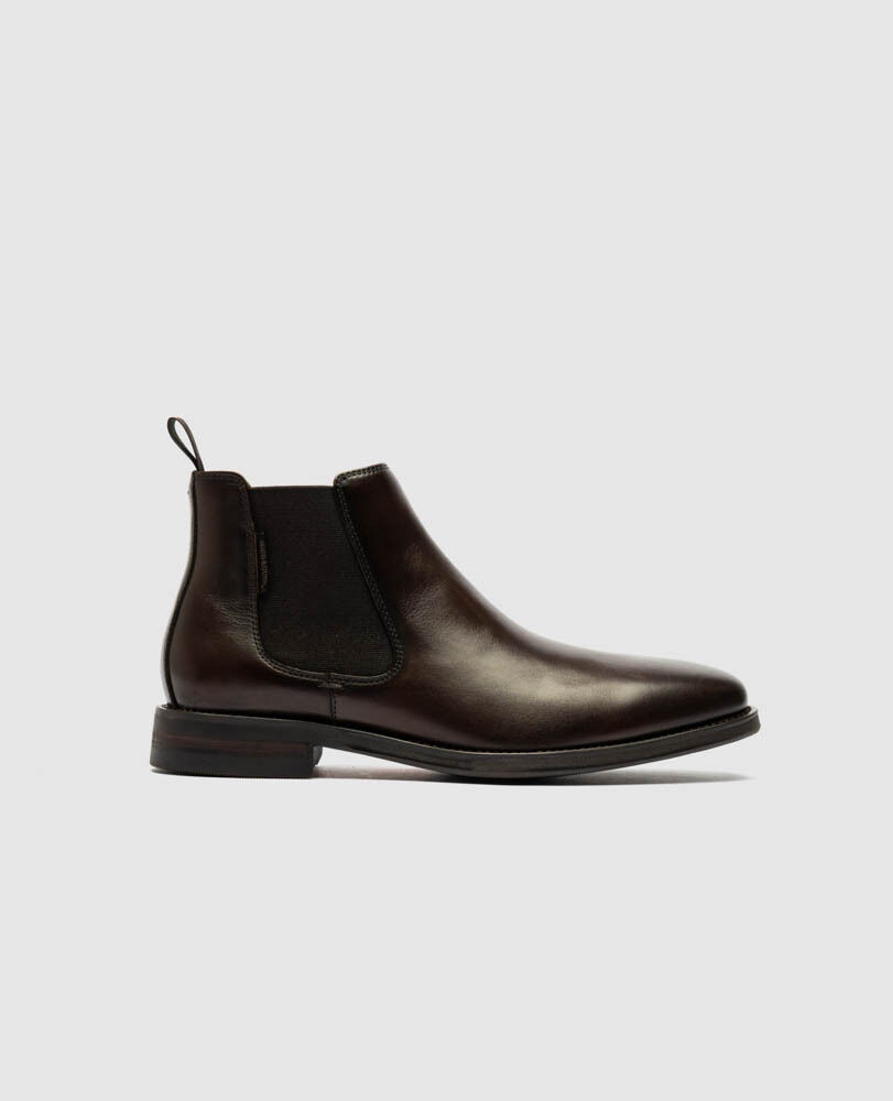 Russlands Chelsea Boot, SCHOKOLADE, Front