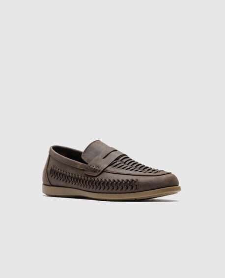 Gisborne Huarache Slip On, CHOCOLATE