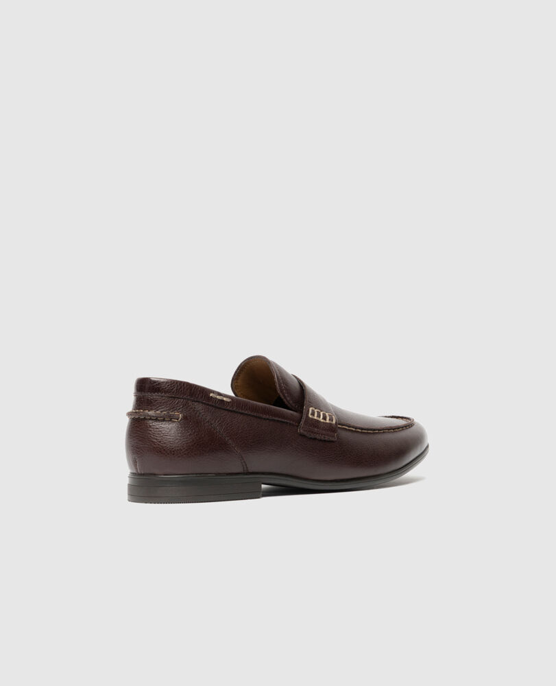 Mocassins St James, CHOCOLAT, Back