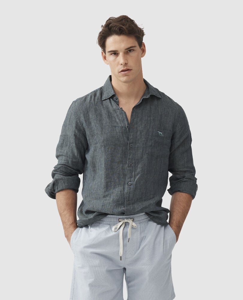 Coromandel 2 Sports Fit Shirt, ASH, Front