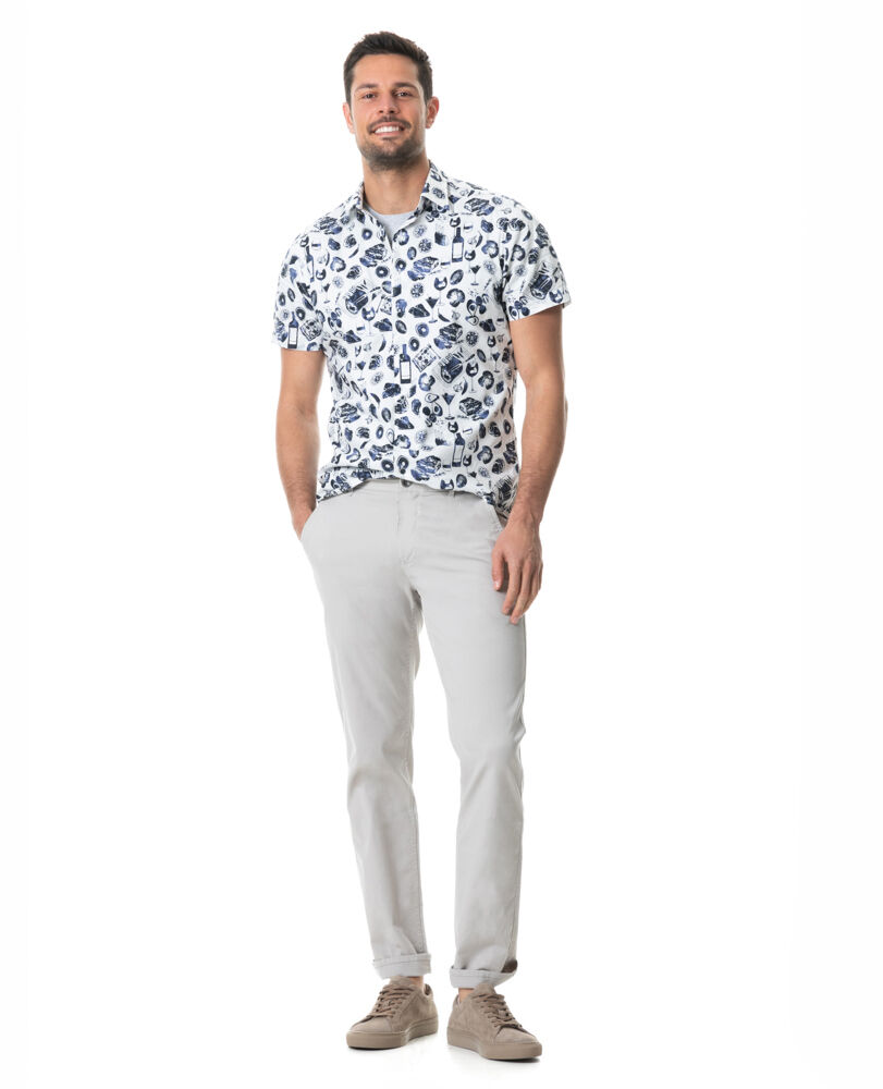Killnichy Sports Fit Shirt, BONE, Off Front