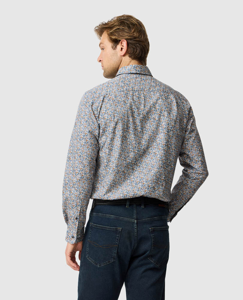 Lancashire Creek Sports Fit Shirt, BOTANICAL, Back