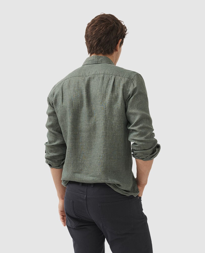Coromandel Sports Fit Shirt · Forest XL, FOREST, Back