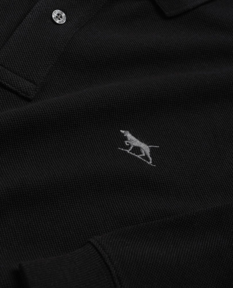 Gunn L/S Polo, ONYX, Detail 2