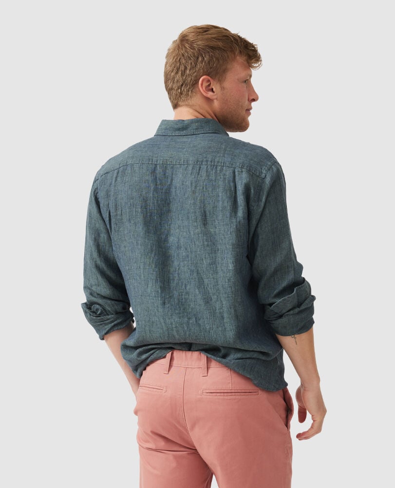 Cable Bay Shirt, ASH, Back