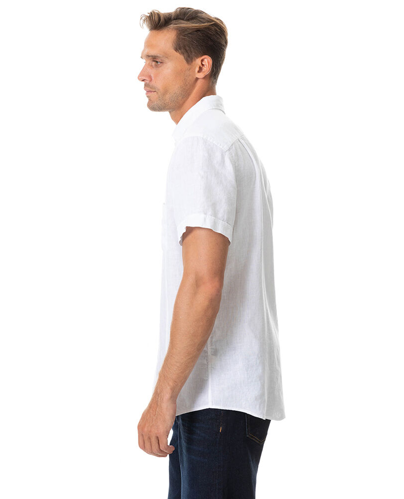 Ellerslie Sports Fit Shirt, SNOW, Back