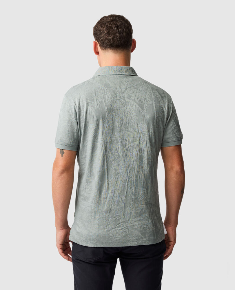 The Warren Sports Fit Polo, EUCALYPTUS, Back