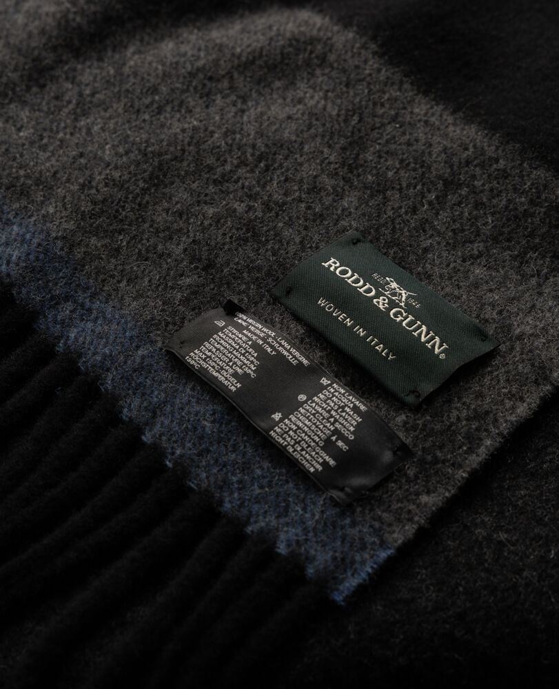 Frankton Stripe Scarf, NERO, Back