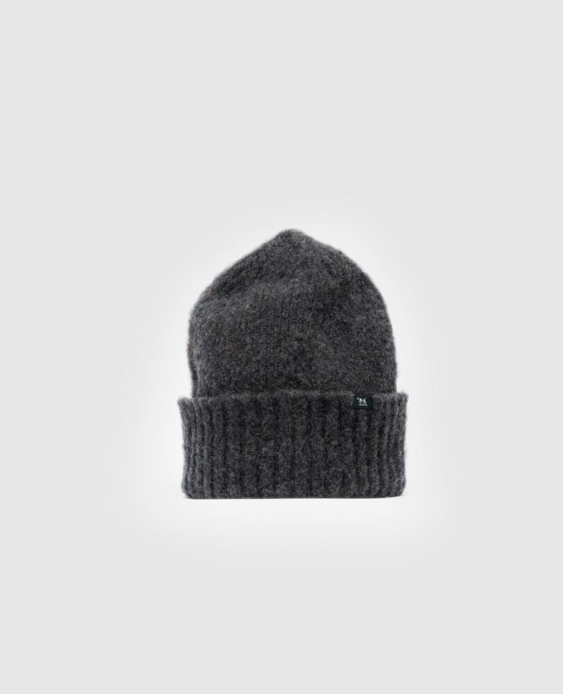 Riversdale Beanie, CHARCOAL, Off Front