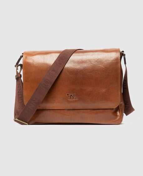 Cambridge Messenger Satchel, COGNAC