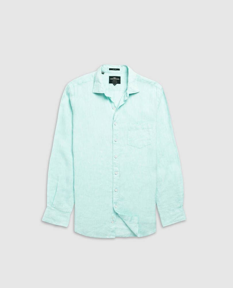 Coromandel Sports Fit Shirt, MINT, Flat Lay
