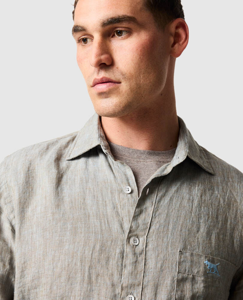 Coromandel 2 Sports Fit Shirt, TAUPE, Detail 3