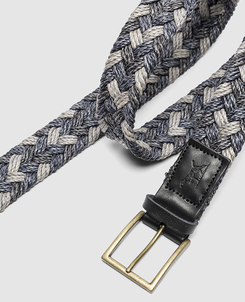 Thames Weave Belt, DENIM MULTI, Back
