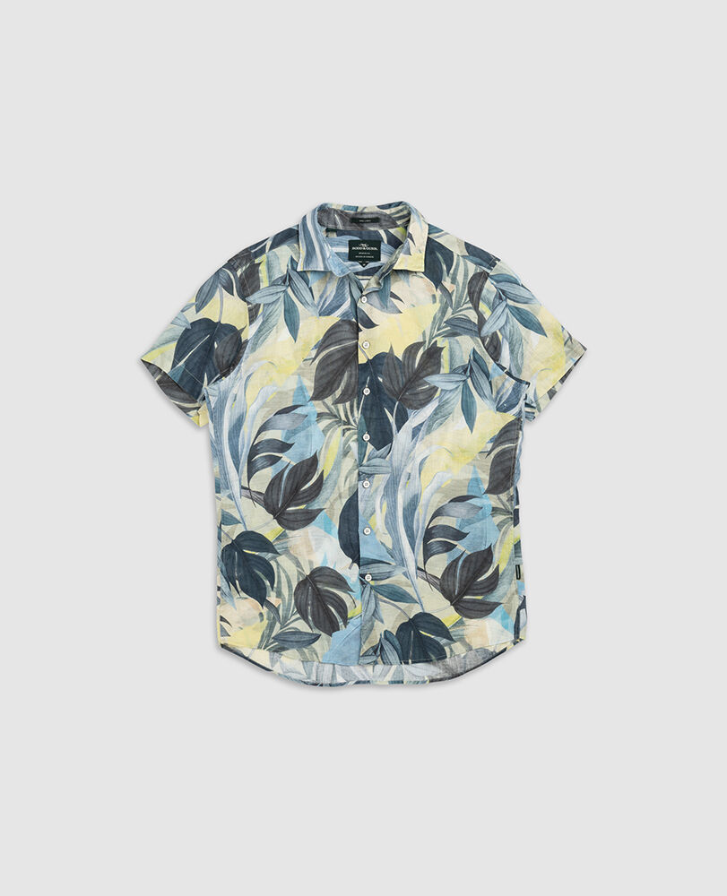 Edwin Street Sports Fit Shirt, LEMON, Off Front