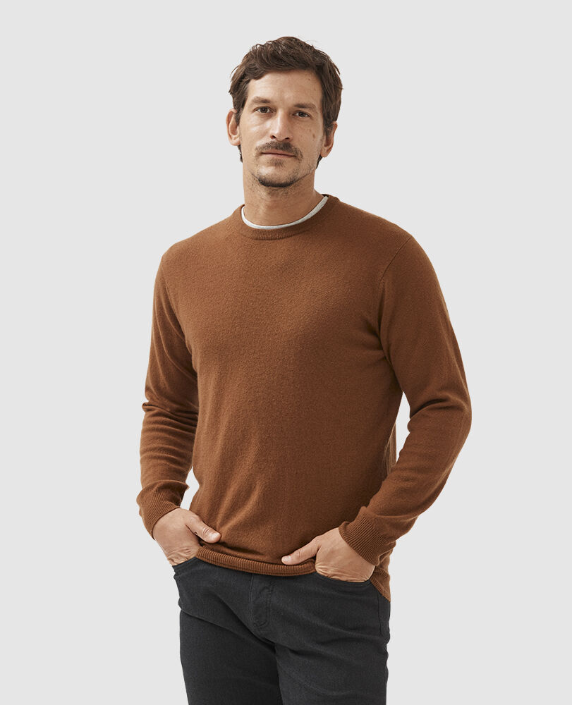 Pullover Queenstown, TRÜFFEL, Front