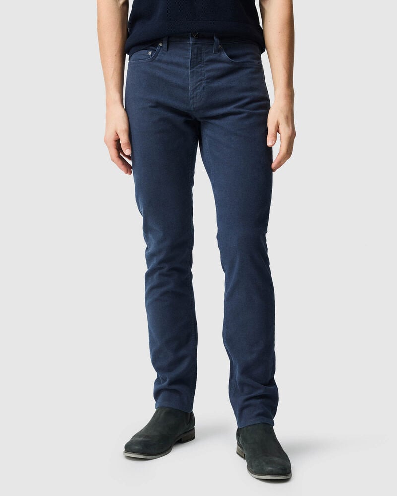 Glenvar Straight Fit Jean, NAVY, Front