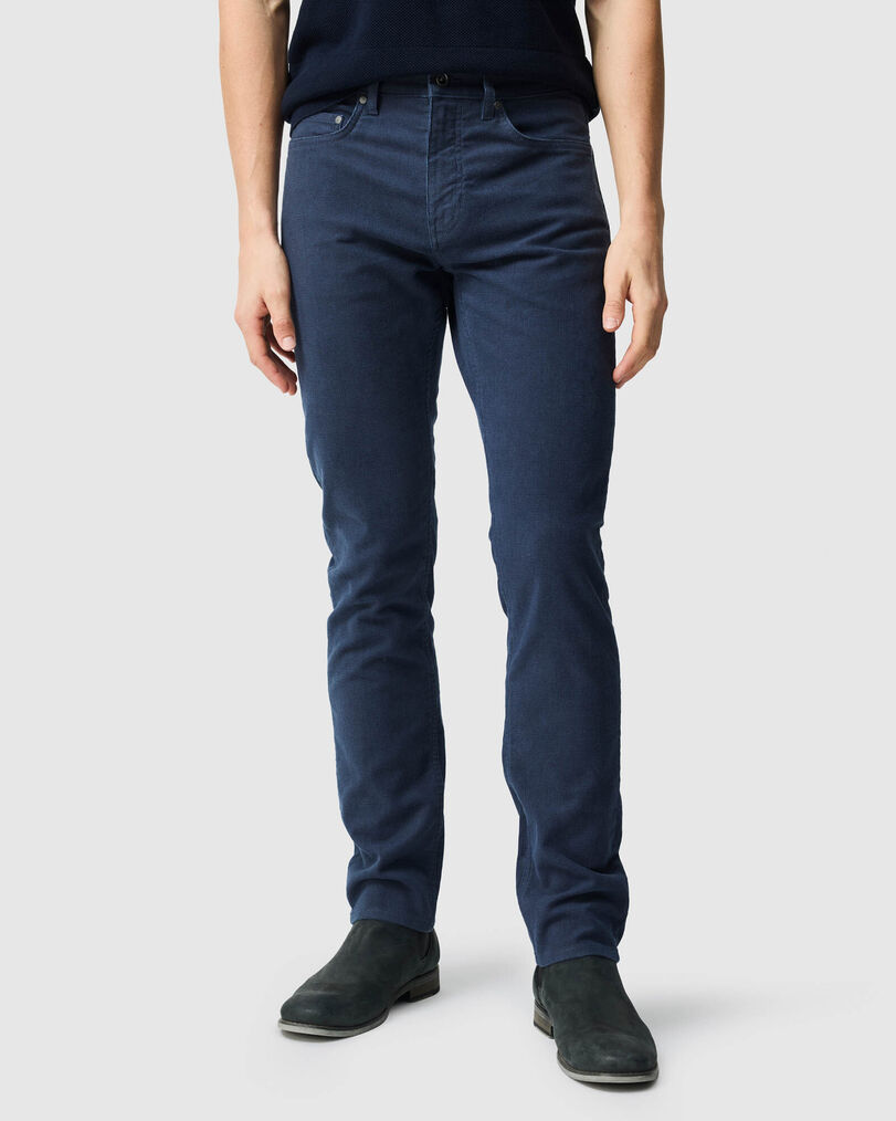 Glenvar Straight Fit Jean, NAVY, Front