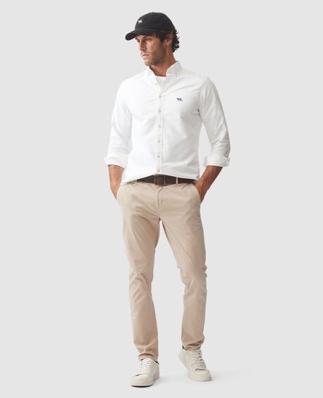 Gunn Slim Fit Chino, PEBBLE