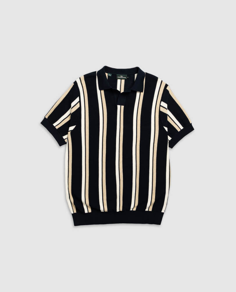 Tricot Royce Hill, BLEU NUIT, Flat Lay