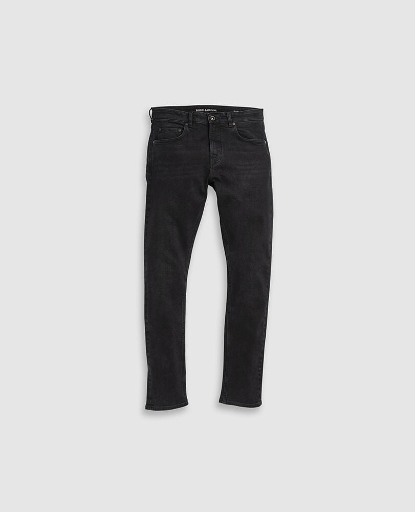 Hira Slim Fit Italian Denim, COAL, Flat Lay