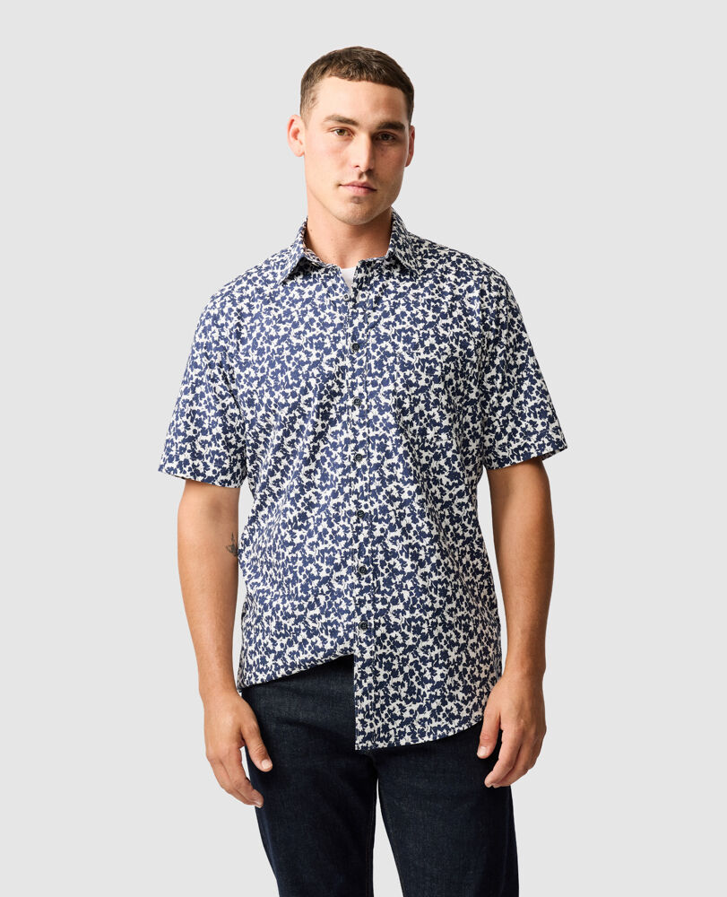 Chemise droite Jameison Bay, MARINE, Front