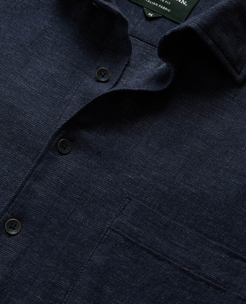 Port William Sports Fit Shirt, DENIM, Off Front