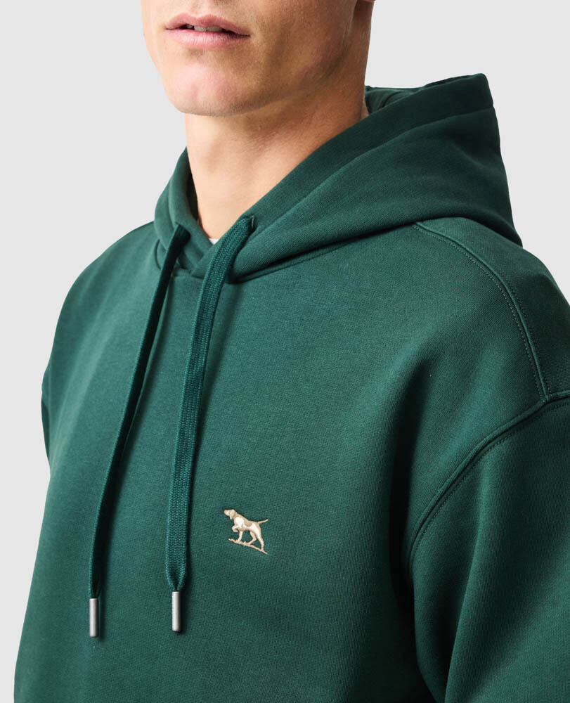 Otago Hoodie, FOREST, Detail 3