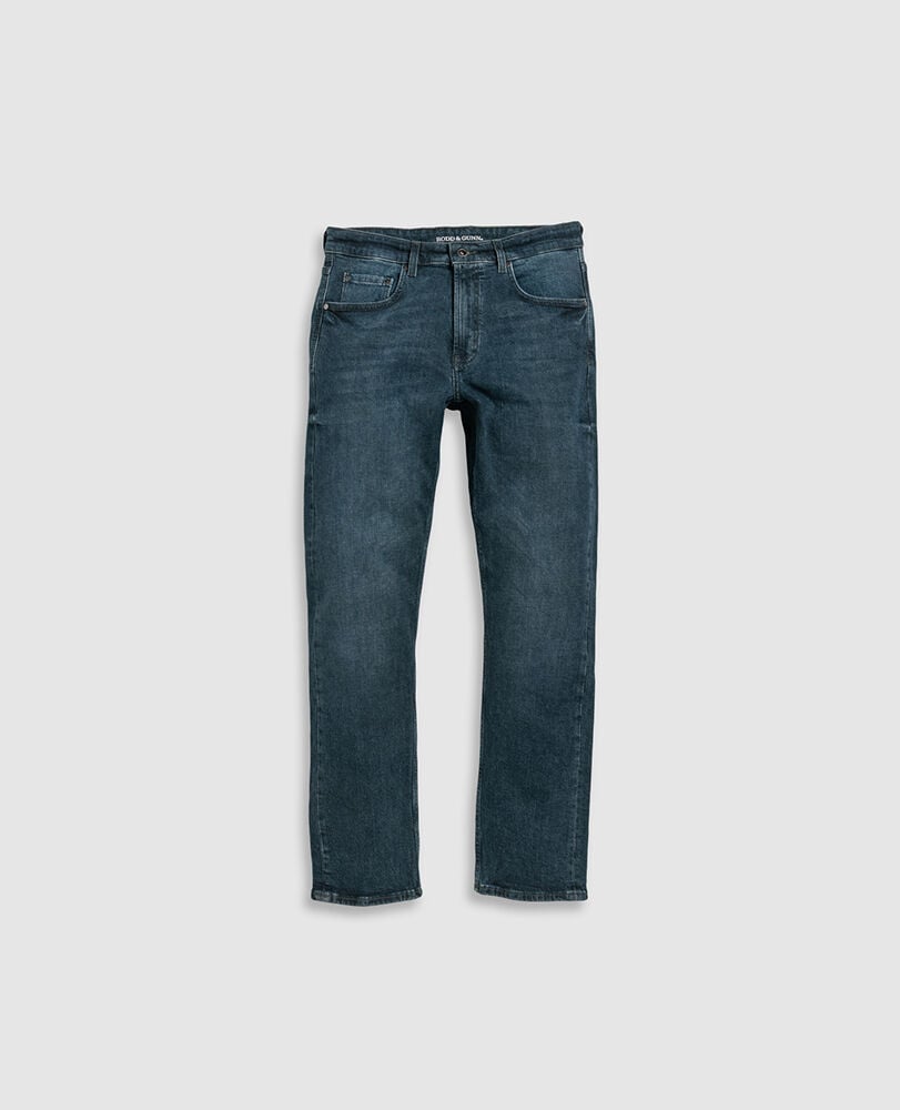 Winton Relaxed Fit Italian Denim, MID BLUE, Detail 3