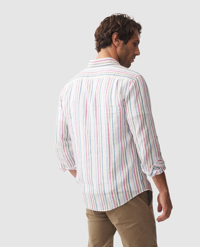 Gimmerburn Sports Fit Shirt, SNOW, Back