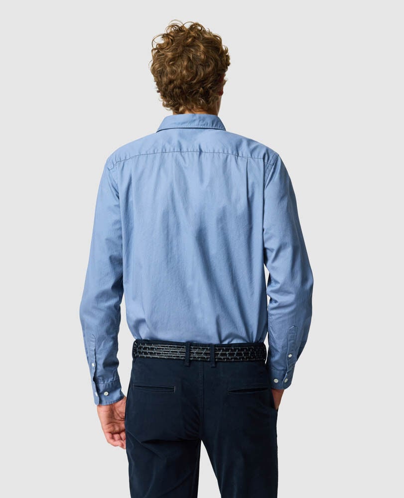 Mavis Lake Sports Fit Shirt, SKY, Back