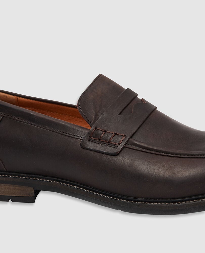 Portobello Mocc Slip On, BROWN, Detail 2