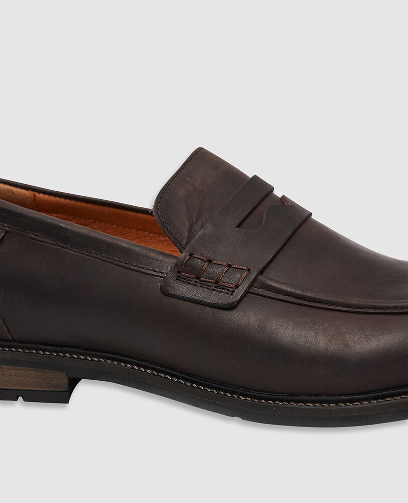Portobello Mocc Slip On, BROWN, Detail 2