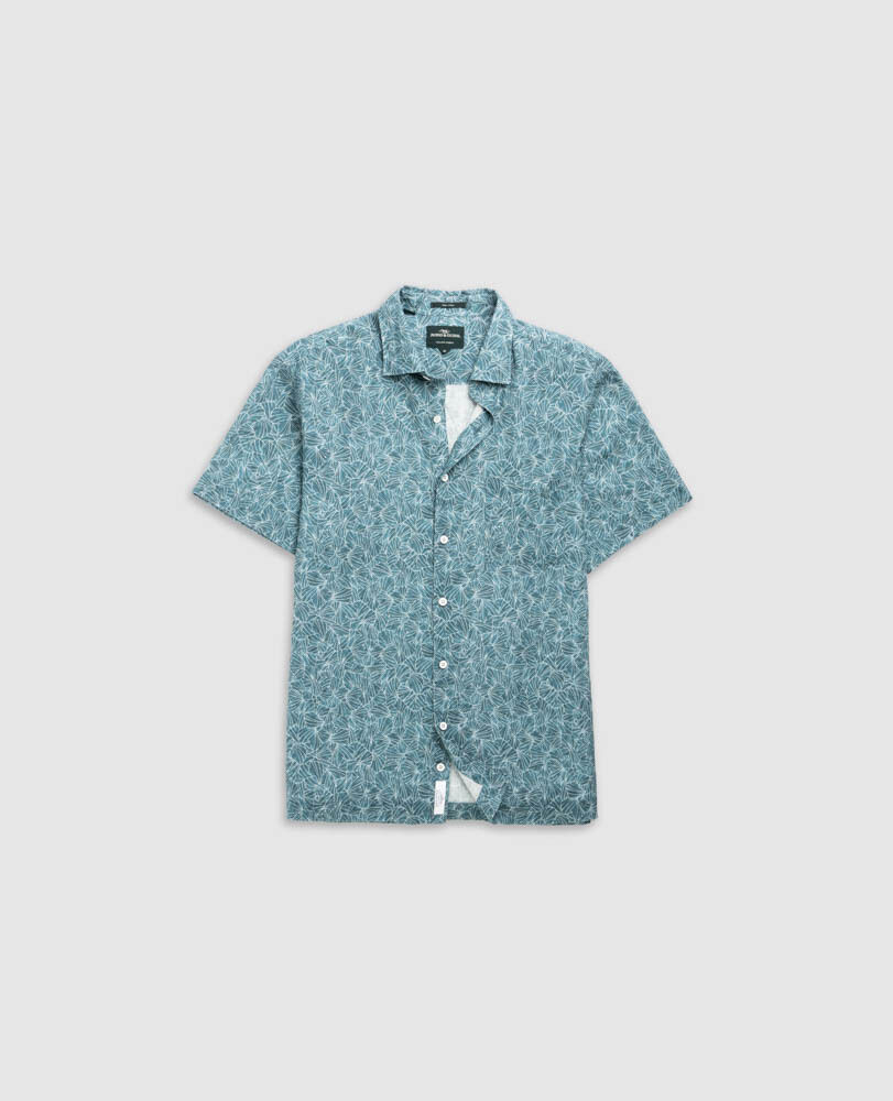 Whitlaker Shirt, BLUESTONE, Flat Lay