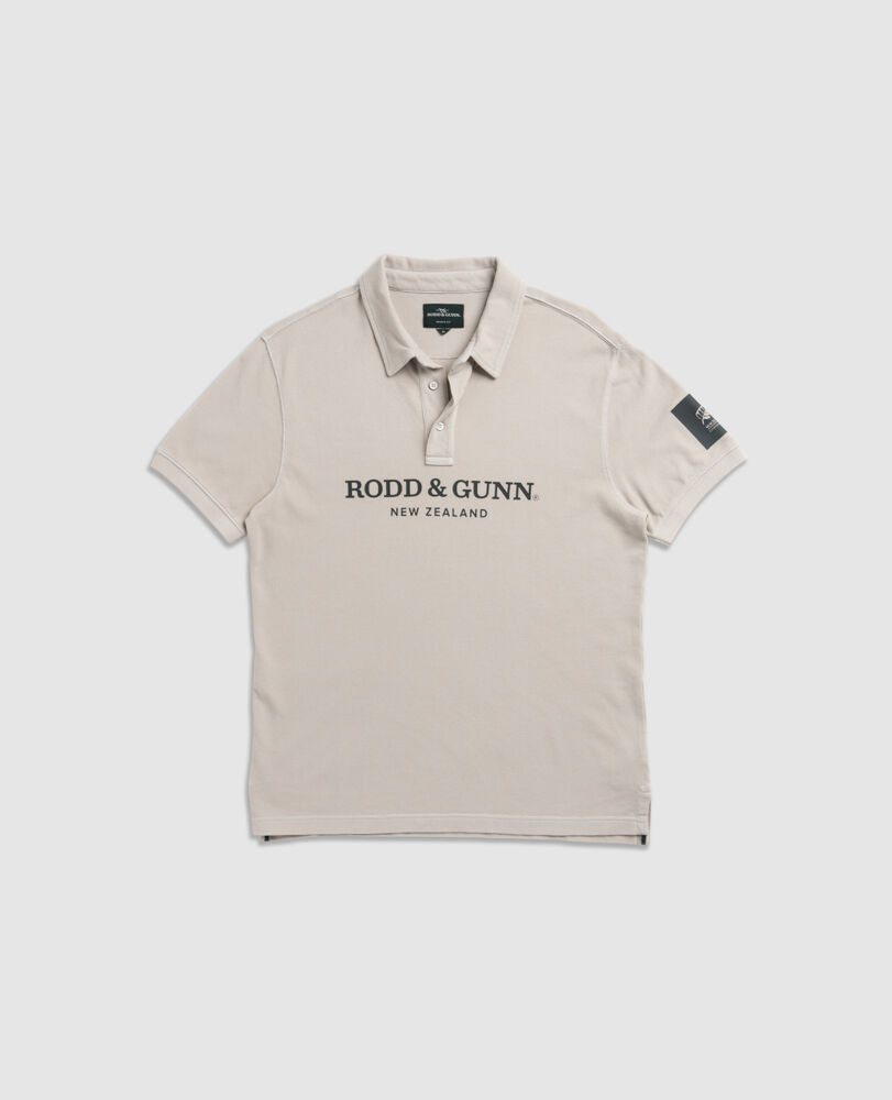 Cirrus Sports Fit Garment Dyed Polo, OAT, Flat Lay
