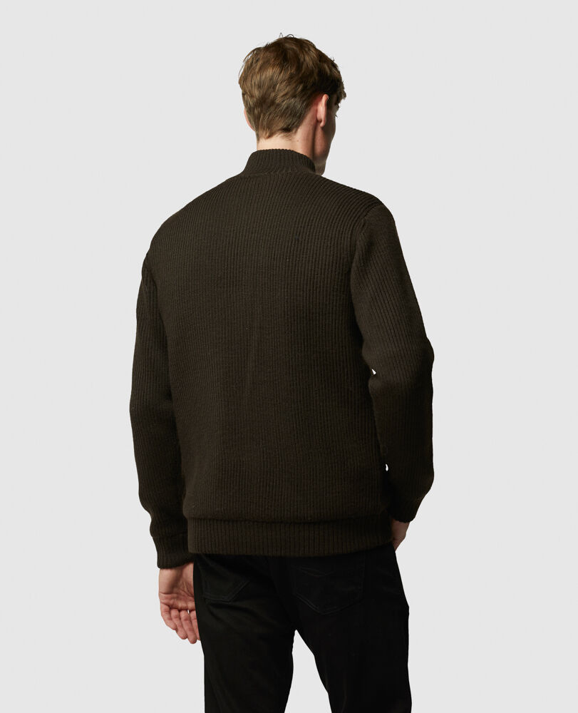 Loke Coleridge Knit, DUNKLER TABAK, Back