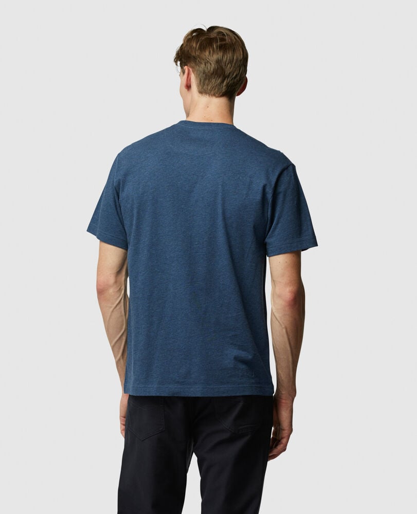 The Gunn T-Shirt , INDIGO, Back