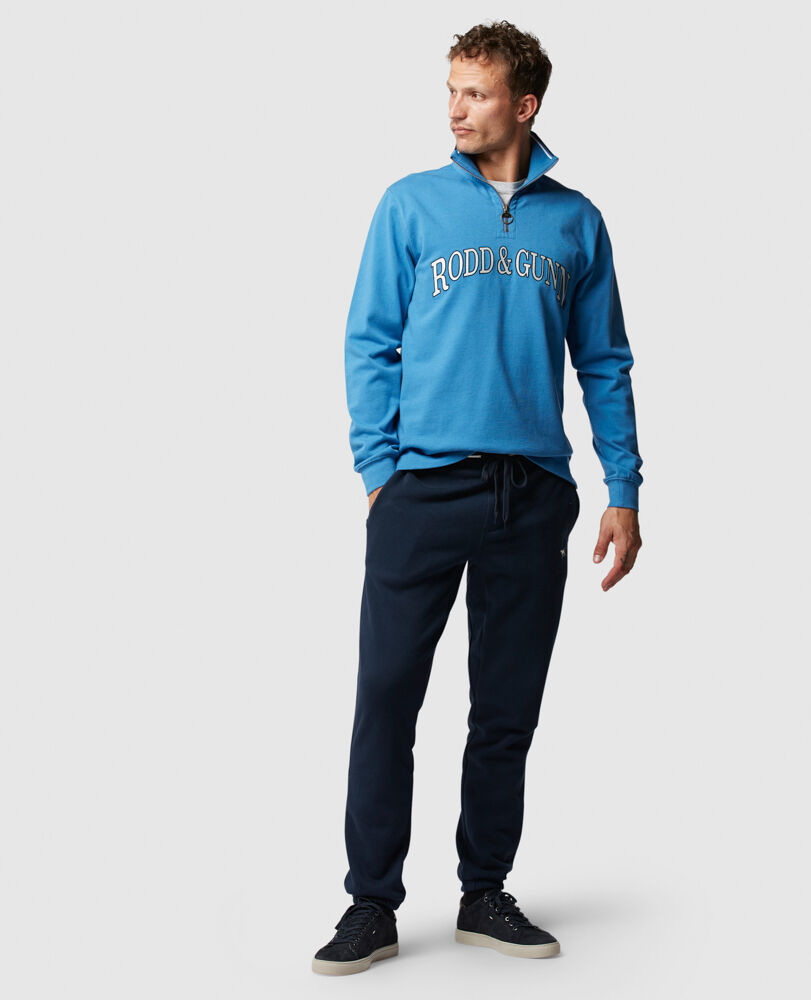 Chequers Way Track Pant, MIDNIGHT, Off Front