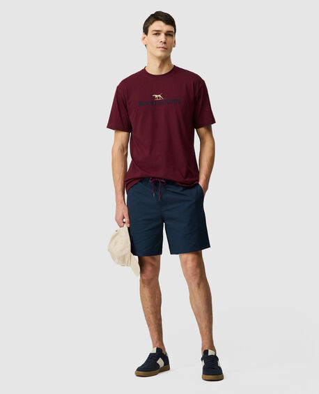 The Peaks Logo Tee, OXBLOOD