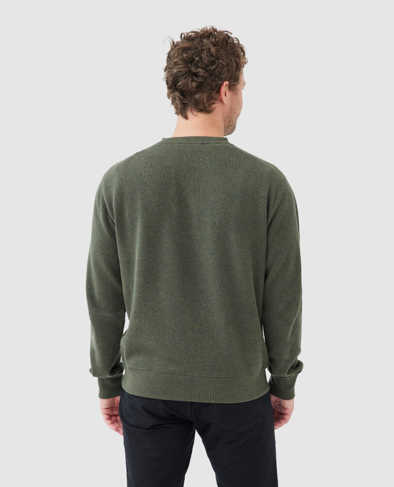 Sweatshirt col rond Gunn, ALGUE, Back