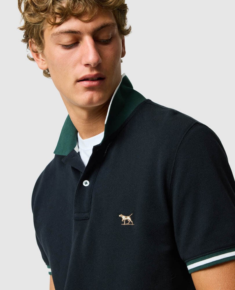 New Lynn Sports Fit Polo, ONYX, Detail 3